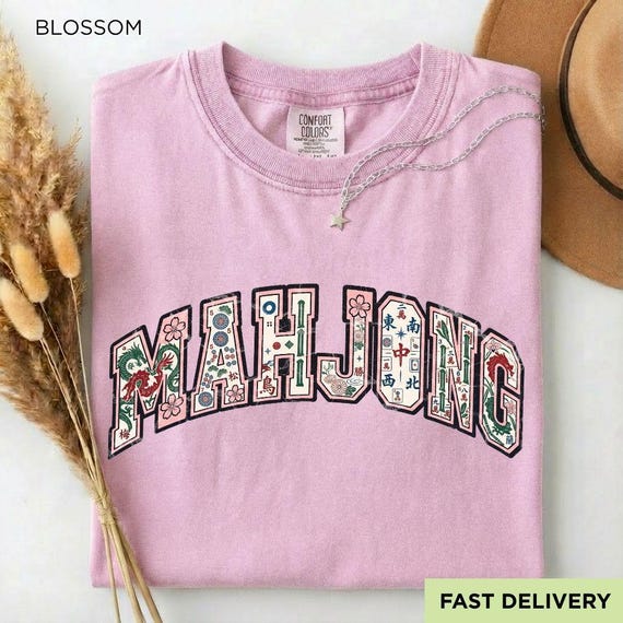 Mahjong Shirt, Mahjong Lover T-Shirt, Game Night Graphic Tee, Funny Mahjong Player Shirt, Tile Game Enthusiast Unisex Gift Top