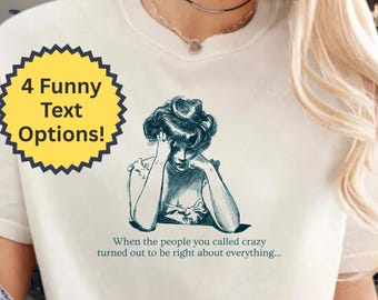 Conspiracy Theory T-Shirt 4 OPTIONS, Tin Foil hat, Conspiracy Theorist Shirt, Funny Tee, Vintage Sass,