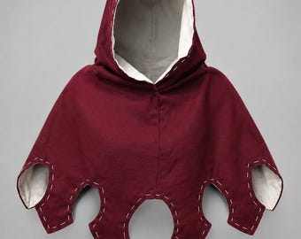 Capucha medieval Liripipe, disfraz vikingo nórdico para LARP y cosplay.