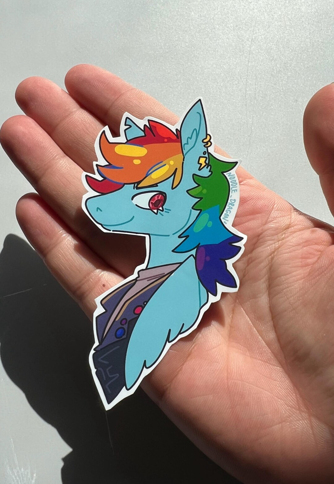 Raainbowdash Sticker MLP G4n Rainbow Dash Sticker - Etsy