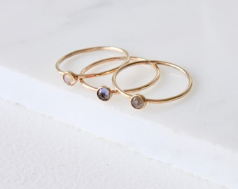 9ct Gold Skinny stacking ring, dainty ring, delicate gold ring, thin ring Minimalist, handmade jewellery, gift