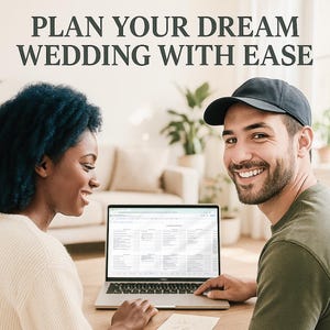 Ultimate Digital Wedding Planner Google Sheet | Wedding Budget, Guest List, Checklist, Timeline | Editable Wedding Tracker Template