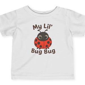 Camiseta Infantil Joaninha: Camiseta de Algodão Macio para Bebê - Inspirada na Natureza