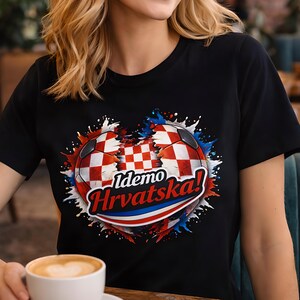 Croatia Soccer Shirt Croatian Pride Football Cotton Tee Unisex image 8