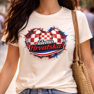 Croatia Soccer Shirt Croatian Pride Football Cotton Tee Unisex image 9