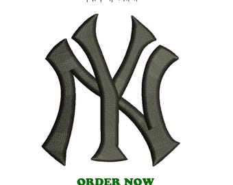 Motif de broderie NY Puff NY 3D pour chapeaux | Fichier de broderie machine (téléchargement numérique)