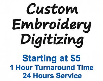 Servizio di digitalizzazione del ricamo del logo personalizzato