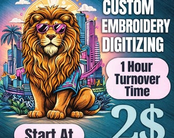 Digitalizzazione di ricami personalizzati, digitalizzazione di loghi, servizio di digitalizzazione di ricami, digitalizzazione di immagini da ricamo, digitalizzazione personalizzata