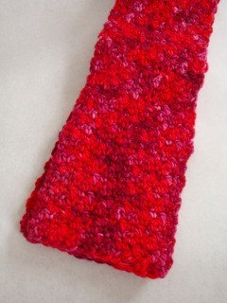 Crochet Pattern: Textured Scarf for Men and Women image 3