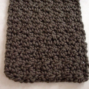 Crochet Pattern: Textured Scarf for Men and Women image 2