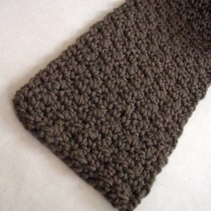 Crochet Pattern: Textured Scarf for Men and Women image 1