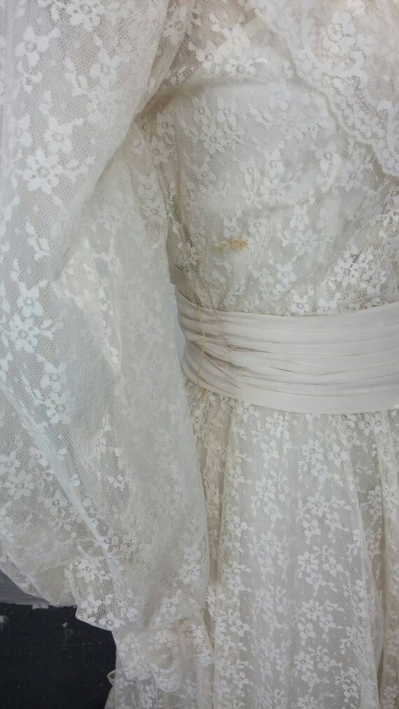 Vintage Boho wedding dress by Bonnie Strauss - image 3