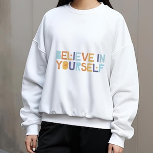 Believe In Yourself PNG | Plik do cięcia cytatów motywacyjnych | Inspirujące PNG dla Cricut | Zdrowie psychiczne PNG | Pobieranie cyfrowe