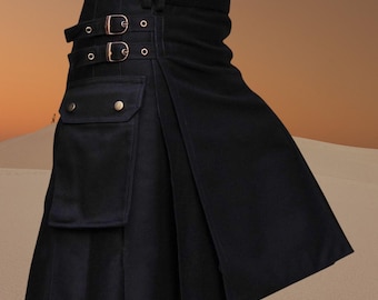 Kilt écossais en coton pour homme pour mariages, festivals et vêtements de tous les jours