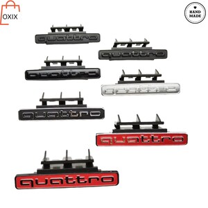 Quattro 95 mm grille-embleem | 3D ABS Auto Badge Performance Auto Styling Logo