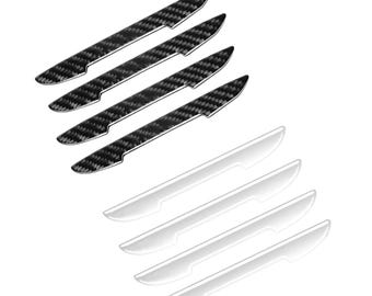 Carbon Fiber Car Door Edge Protectors: Anti-Scratch Trim (4/8 PCS)