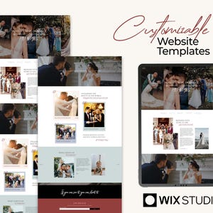 Photography Wix Website Template: Modern Design (Instant Download, PDF Guide Included)