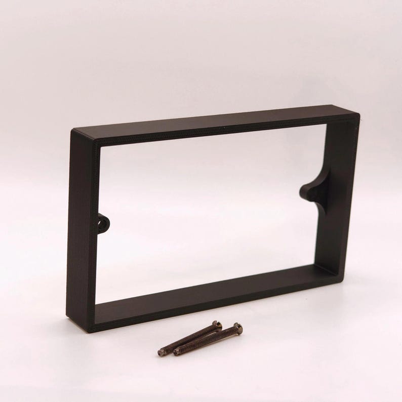 Separador de enchufes para paneles acústicos de pared / Negro / 20 mm / Módulo simple o doble Double