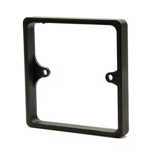 Black Socket Switch Spacer | 10mm, 15mm, 20mm | 1 or 2-Gang Back Box Extender image 7