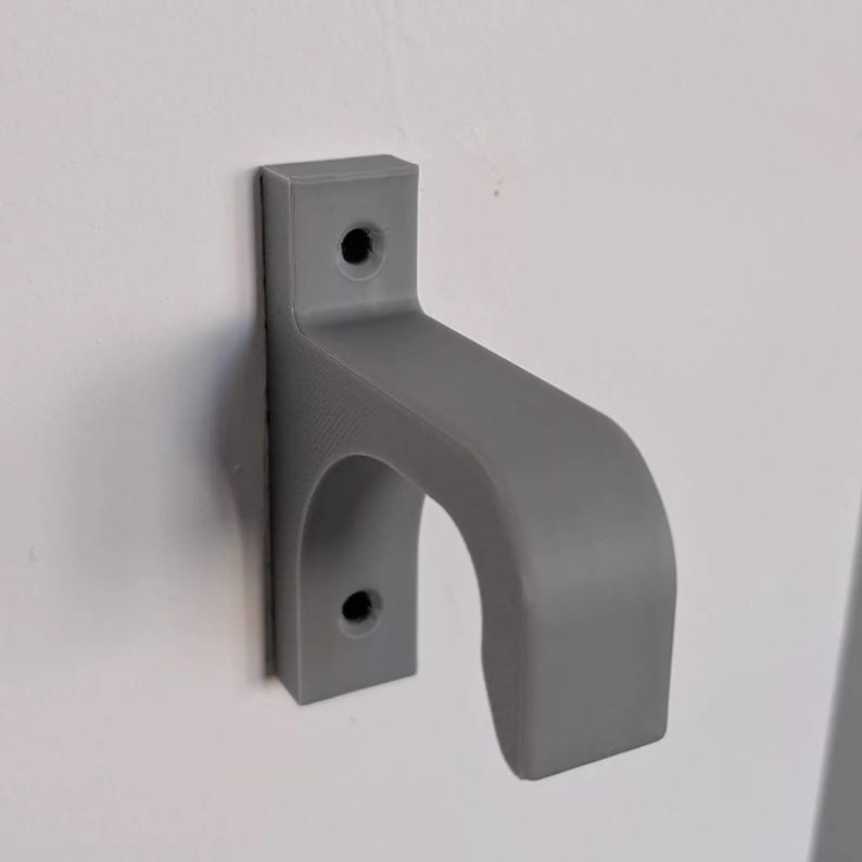 Gancho universal para manija de puerta, soporte de pared (blanco, negro, gris) imagen 5