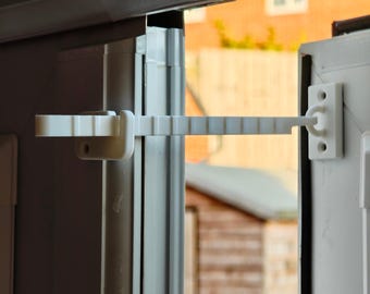 Restrição de fluxo de ar ajustável para portas e janelas EasyBreeze (branco, preto, cinza - 3 tamanhos)