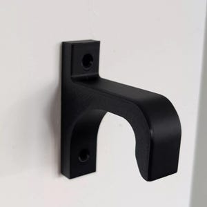 Gancho universal para manija de puerta, soporte de pared (blanco, negro, gris) imagen 4