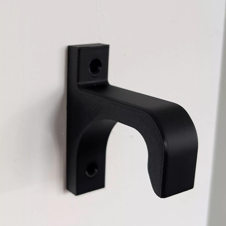 Gancho universal para manija de puerta, soporte de pared (blanco, negro, gris) imagen 4