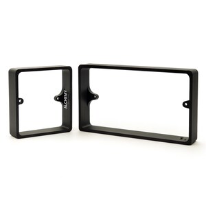 Black Socket Switch Spacer | 10mm, 15mm, 20mm | 1 or 2-Gang Back Box Extender image 2