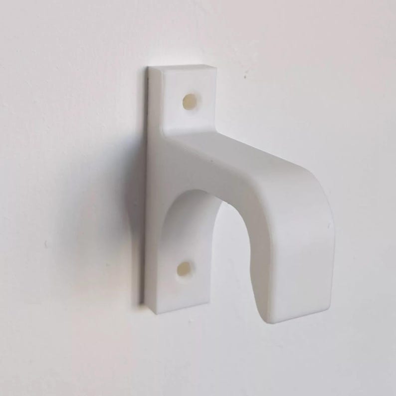 Gancho universal para manija de puerta, soporte de pared (blanco, negro, gris) imagen 6