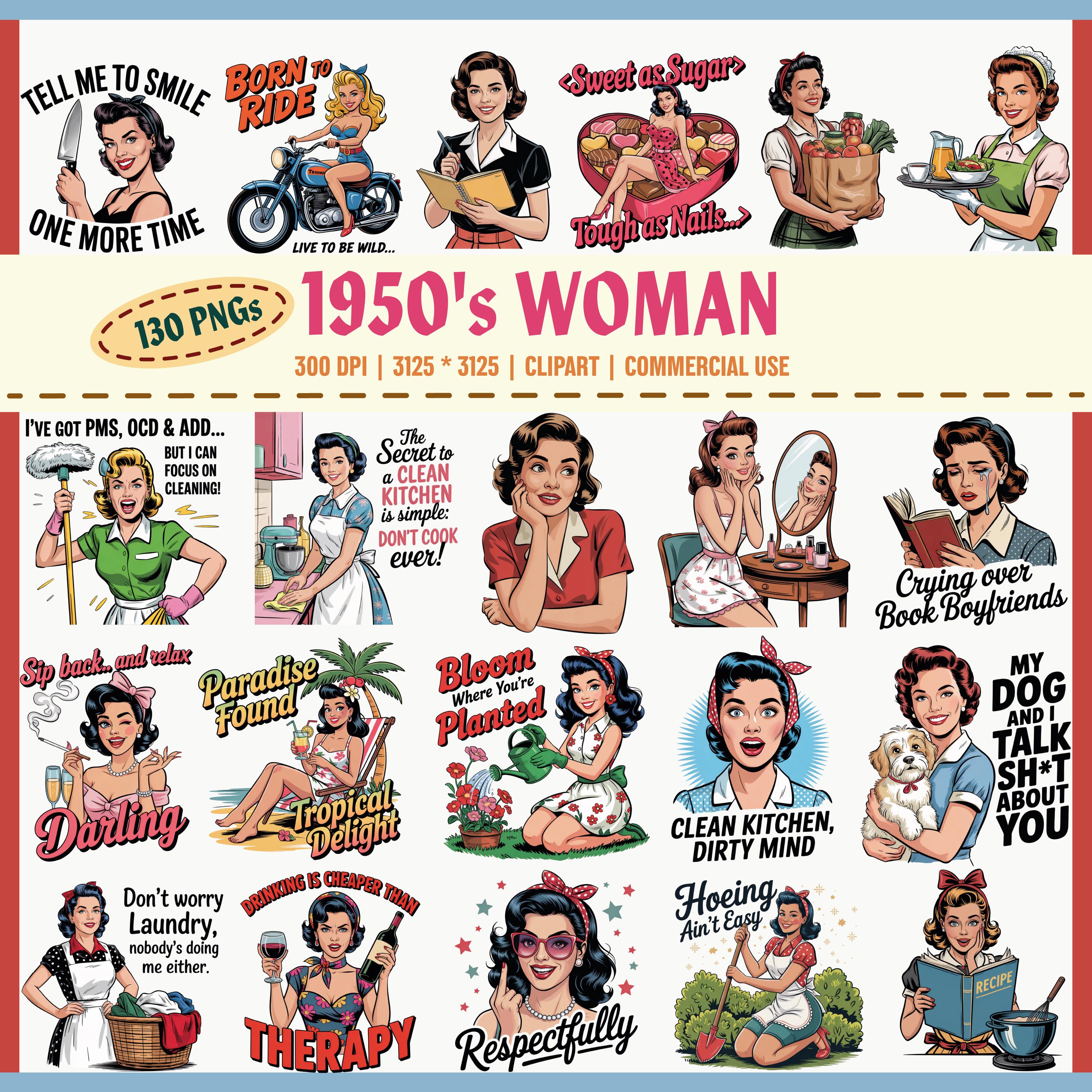 50s Clipart - Etsy