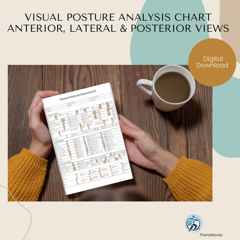 Postural Support Visual Clinical Postural Assessment Form | Physical Therapy Evaluation PDF - Etsy