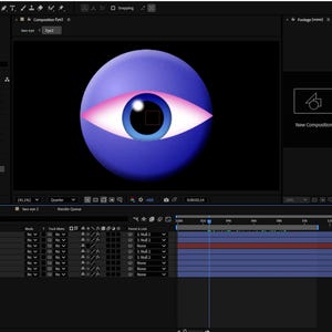 Animated Eyeballs Using After Effects| Free aftereffect project