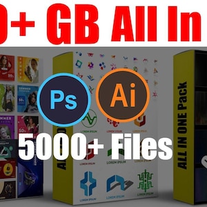 5000+ edytowalnych szablonów graficznych do pobrania dla programów Photoshop i Illustrator