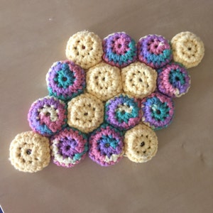 Kitchen Trivet Crochet Cotton Covered Bottle Caps