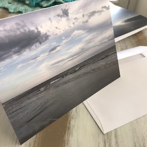 Blank Cards Beach Scenes  Photography 5x7 with envelopes Set of 10
