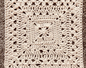 Ruth Granny Square Crochet Pattern PDF
