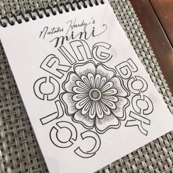 Mini Coloring Book - Etsy