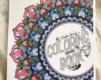 Coloring Book Mandalas Adult Coloring Hand Drawn