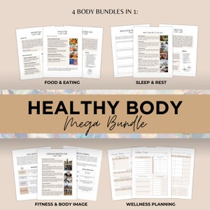 Christian Wellness Journal Gebedsgids Spirituele groeimindset Werkboek Op geloof gebaseerd gezondheidsplanning Mindful eten Schriftstudieprogramma