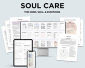 Biblical Mental Health Wellness Guide Spiritual Growth Mindset Worksheet Faith Based Christian Psychology Self Guided Prayer Journal Aid
