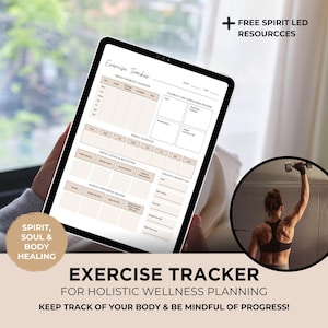 Exercise Tracker, Workout Tracker, 75 Soft challenge, Fitness log, Fitness Tracker, Weight Loss Tracker,Workout Printable,weight lifting log
