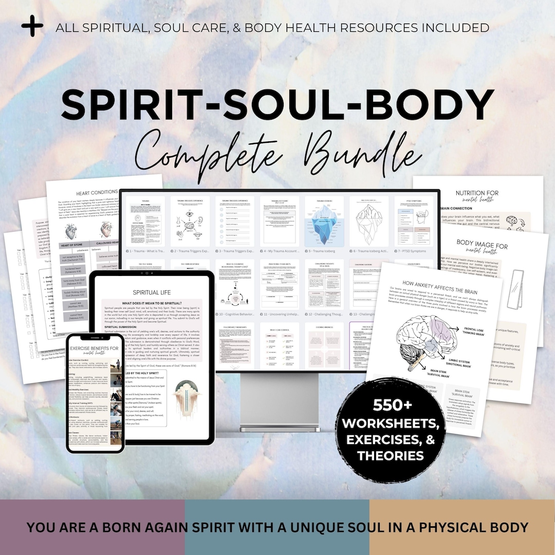 Holistic Wellness Workbook Digital Download Therapy Resource Mental ...