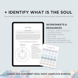 Biblical Mental Health Wellness Guide Spiritual Growth Mindset Worksheet Faith Based Christian Psychology Self Guided Prayer Journal Aid image 6