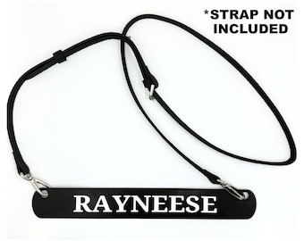 Personalized Name Book Carrier Bookmark Only - Hands-Free Reading Companion, Waterproof, Book Lovers Accessory (Strap Not Included)