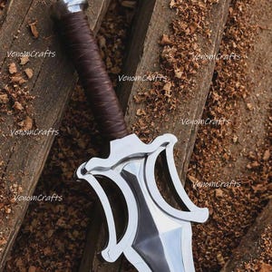 Fully Functional He-Man Power Sword, Handmade Stainless Steel sword & Leather sheath