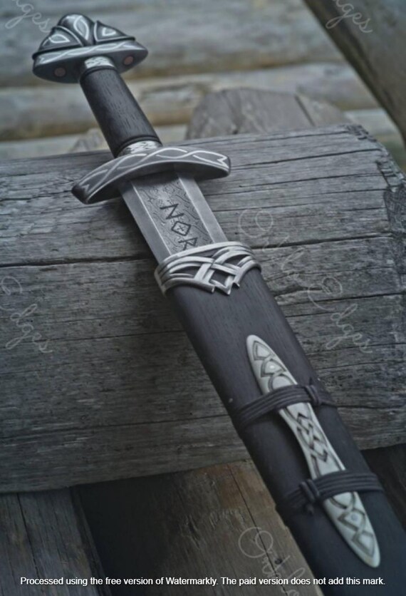 Northmen Sword Damascus Steel | Medieval Viking Replica Sword | Master Cosplay Long Sword | Anniversary & Wedding Gifts | Gifts for him
