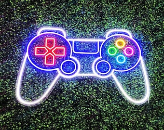 Gamepad Controller Neon Sign