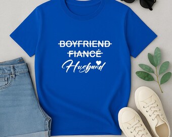 Love Story T-Shirt | Romantic Marriage Gift for Husband | Boyfriend Fiancé Husband Design for Wedding and Anniversary