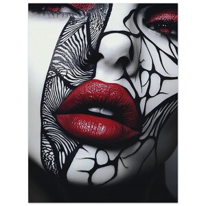 Wall art Red Lips