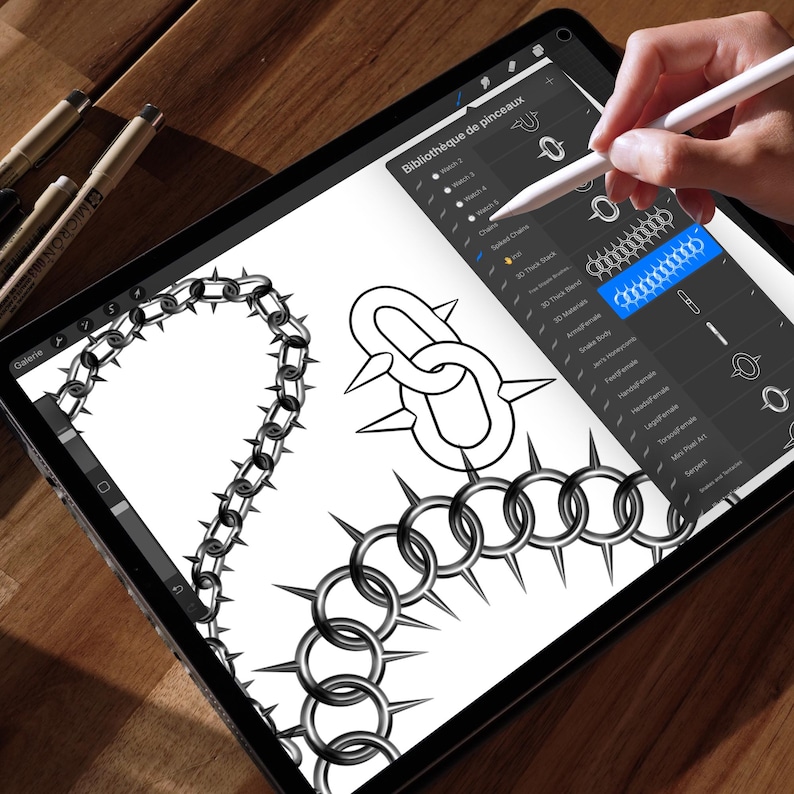 Ultimate Chain Kit – Procreate Brush Pack for Tattoo Artists ...